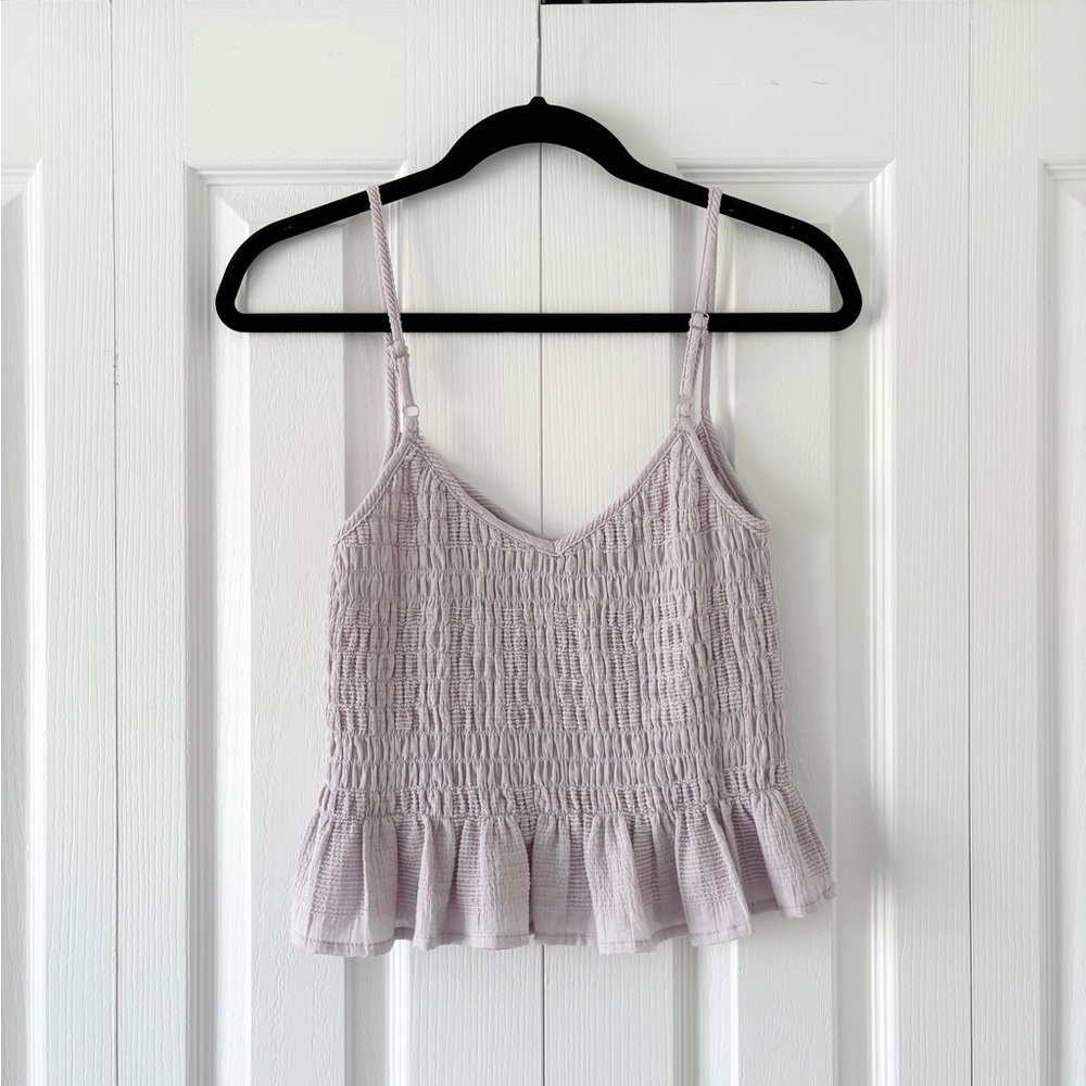 NWT Purple Lush Smocked Top - Picture 2 of 4